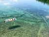 7. Λίμνη διάφανη στη Μοντάνα των ΗΠΑ, όπου ο βυθός ξεχωρίζει πεντακάθαρα, αν και το βάθος της είναι μεγάλο.